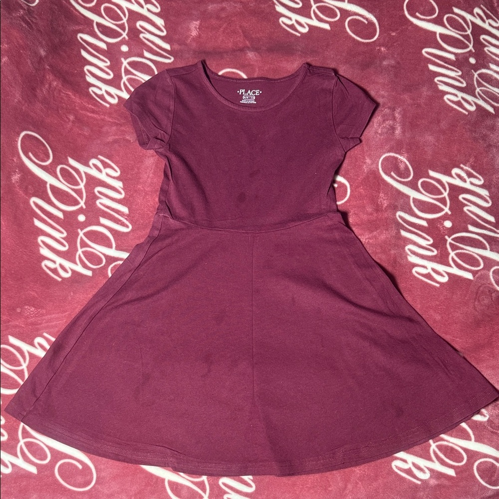 #201 The Children's Place Casual Maroon Dress